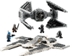 LEGO STAR WARS Mandaloriański myśliwiec Fang Fighter kontra TIE Interceptor 75348