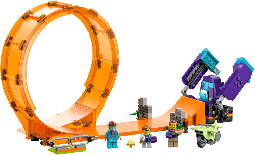 LEGO CITY Kaskaderska pętla i szympans demolka 60338