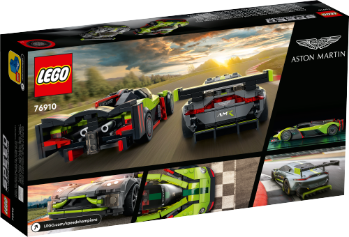 LEGO SPEED Aston Martin Valkyrie AMR PRO i Aston Martin Vantage GT3  76910