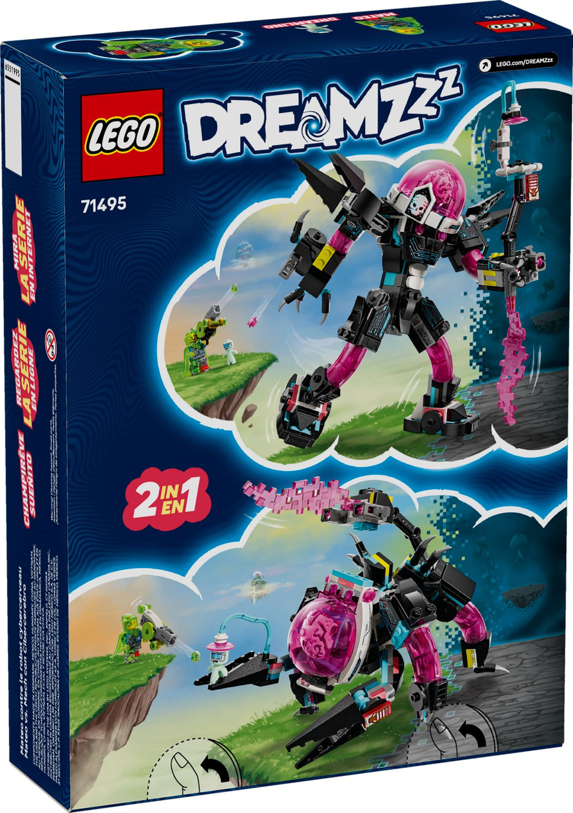Lego DREAMZzz 71495 Mateo kontra mech Cybermózgowca
