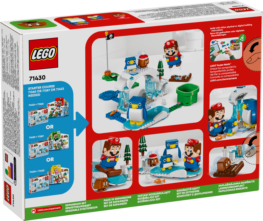 LEGO SUPER MARIO Śniegowa przygoda penguinów – zestaw rozszerzający 71430