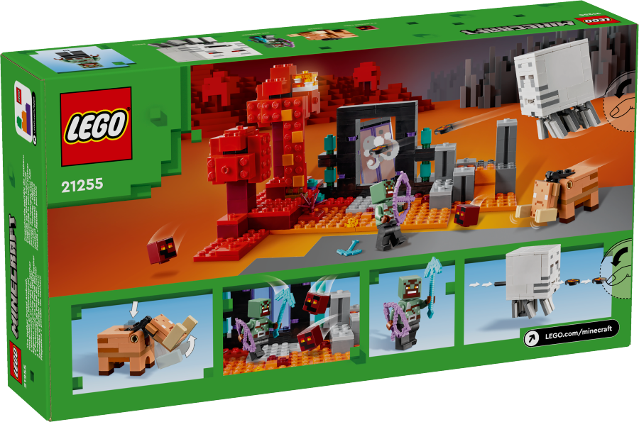 LEGO MINECRAFT Zasadzka w portalu do Netheru 21255