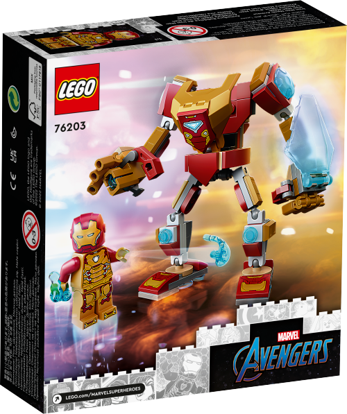 LEGO SEPER HEROES Mechaniczna zbroja Iron Mana 76203