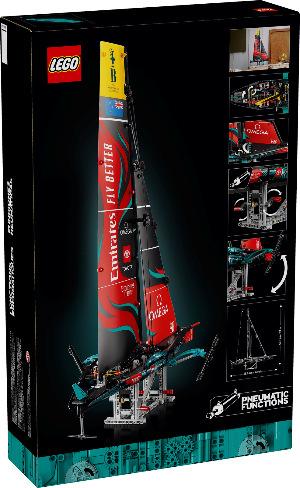 Lego Technic 42174 Jacht Emirates Team New Zealand AC75