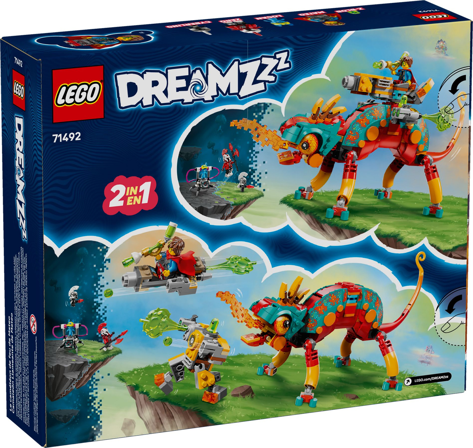 Lego DREMAZzz 71492 Ognisty kameleon Mateo