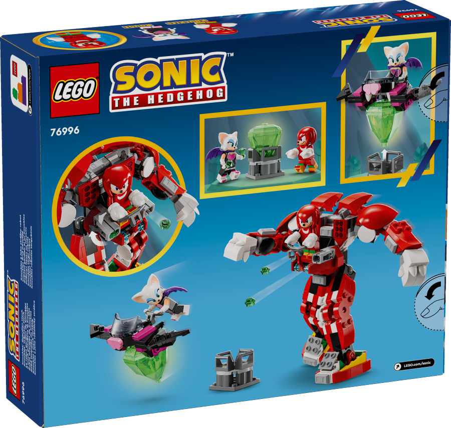 LEGO SONIC Knuckles i mech-strażnik 76996