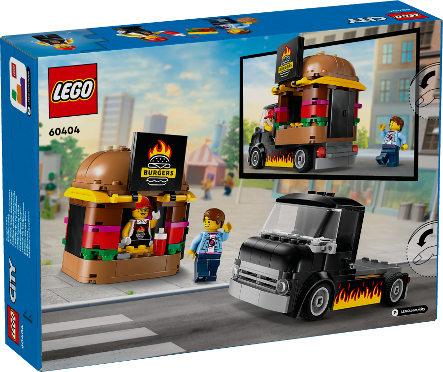 LEGO CITY Ciężarówka z burgerami 60404