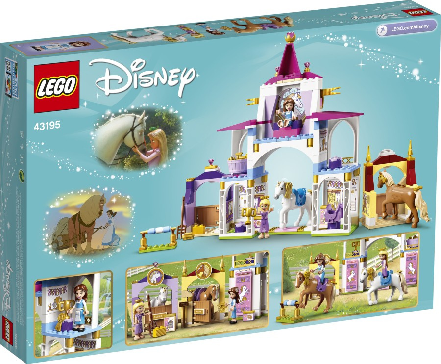 LEGO DISNEY PRINCESS  Królewskie stajnie Belli i Roszpunki 43195