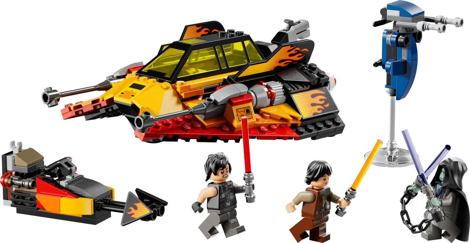 Lego Star Wars 75414 Płomienny śmigacz śnieżny