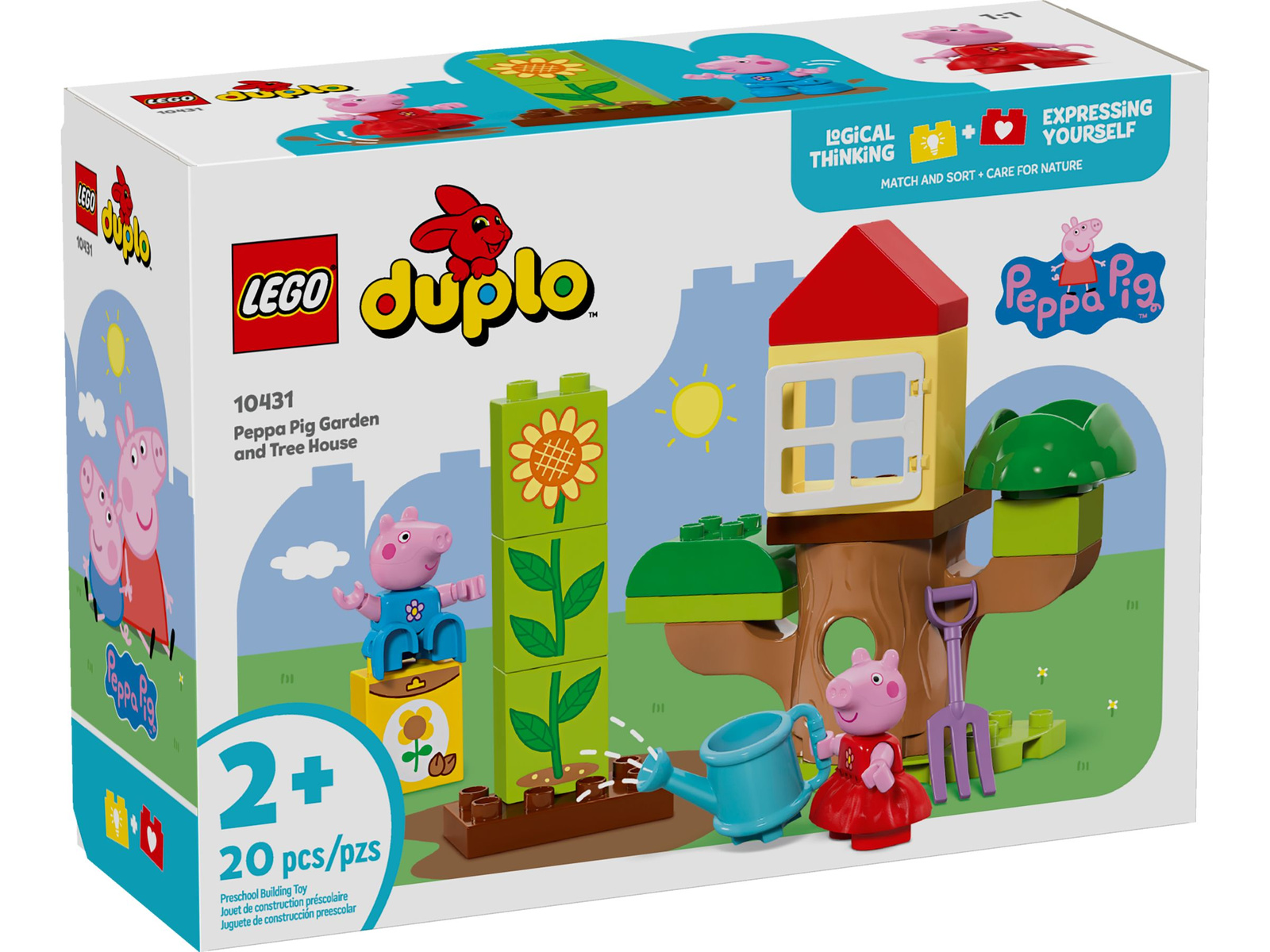 Lego Duplo 10431 Ogród i domek na drzewie Peppy