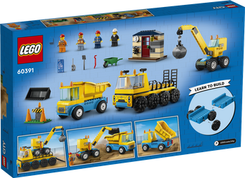 LEGO CITY Ciężarówki i dźwig z kulą wyburzeniową 60391