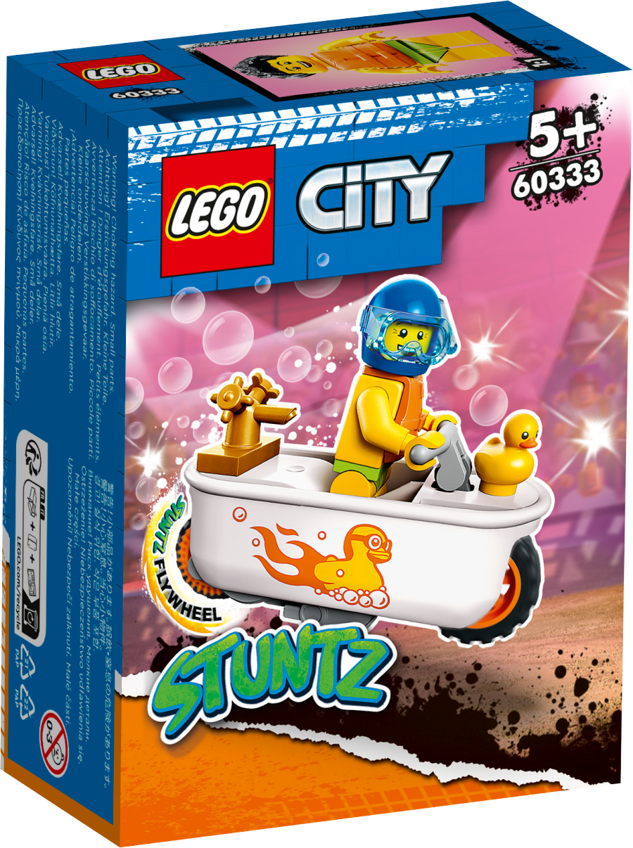 LEGO CITY Kaskaderski motocykl-wanna 60333