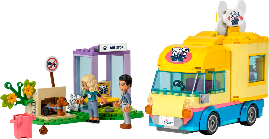 LEGO FRIENDS Furgonetka ratunkowa dla psów 41741