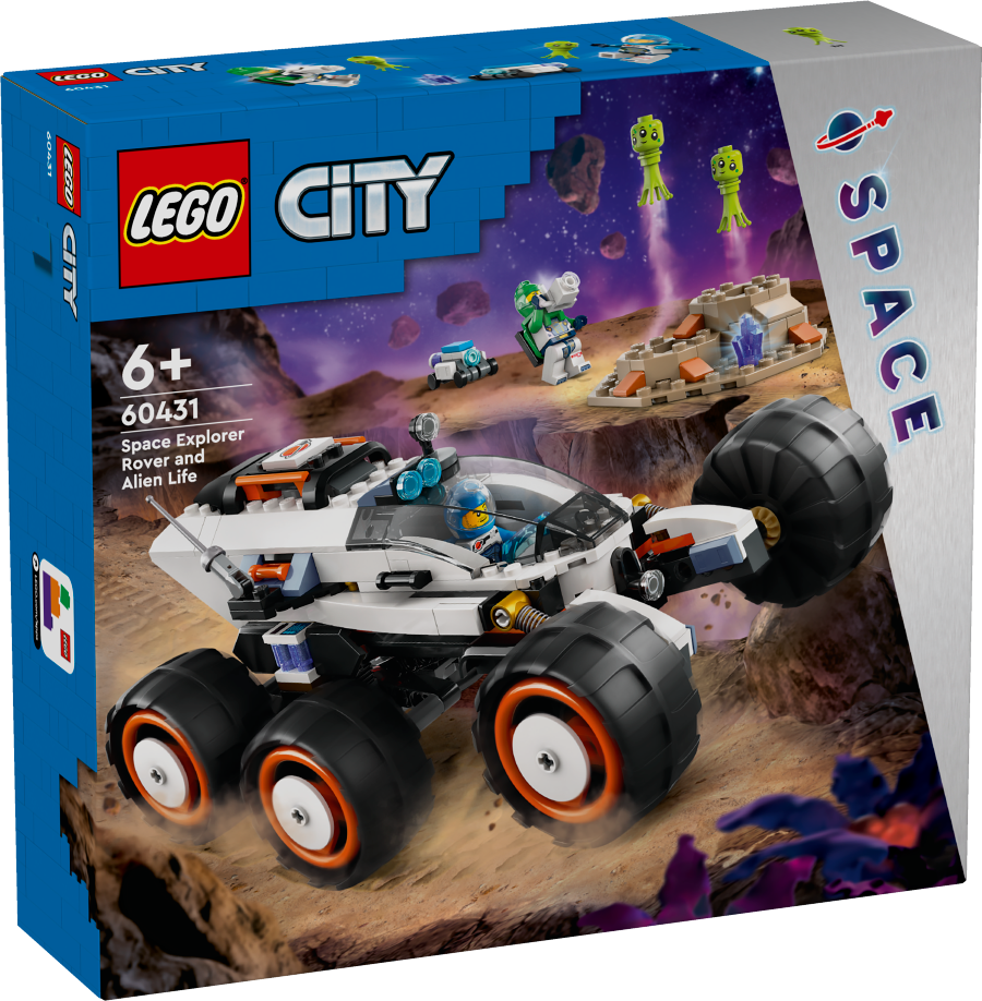LEGO CITY Kosmiczny łazik i badanie życia w kosmosie 60431