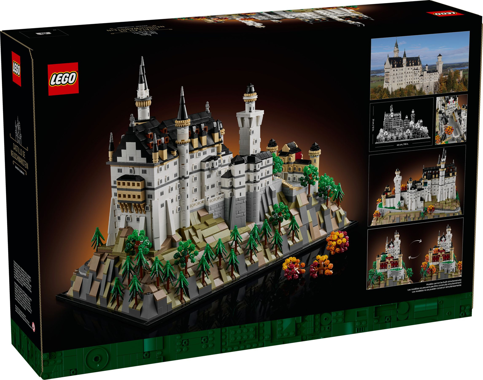 Lego Architecture 21063 Zamek Neuschwanstein