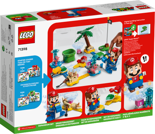 LEGO SUPER MARIO Zestaw rozszerzający Nabrzeże Dorrie 71398