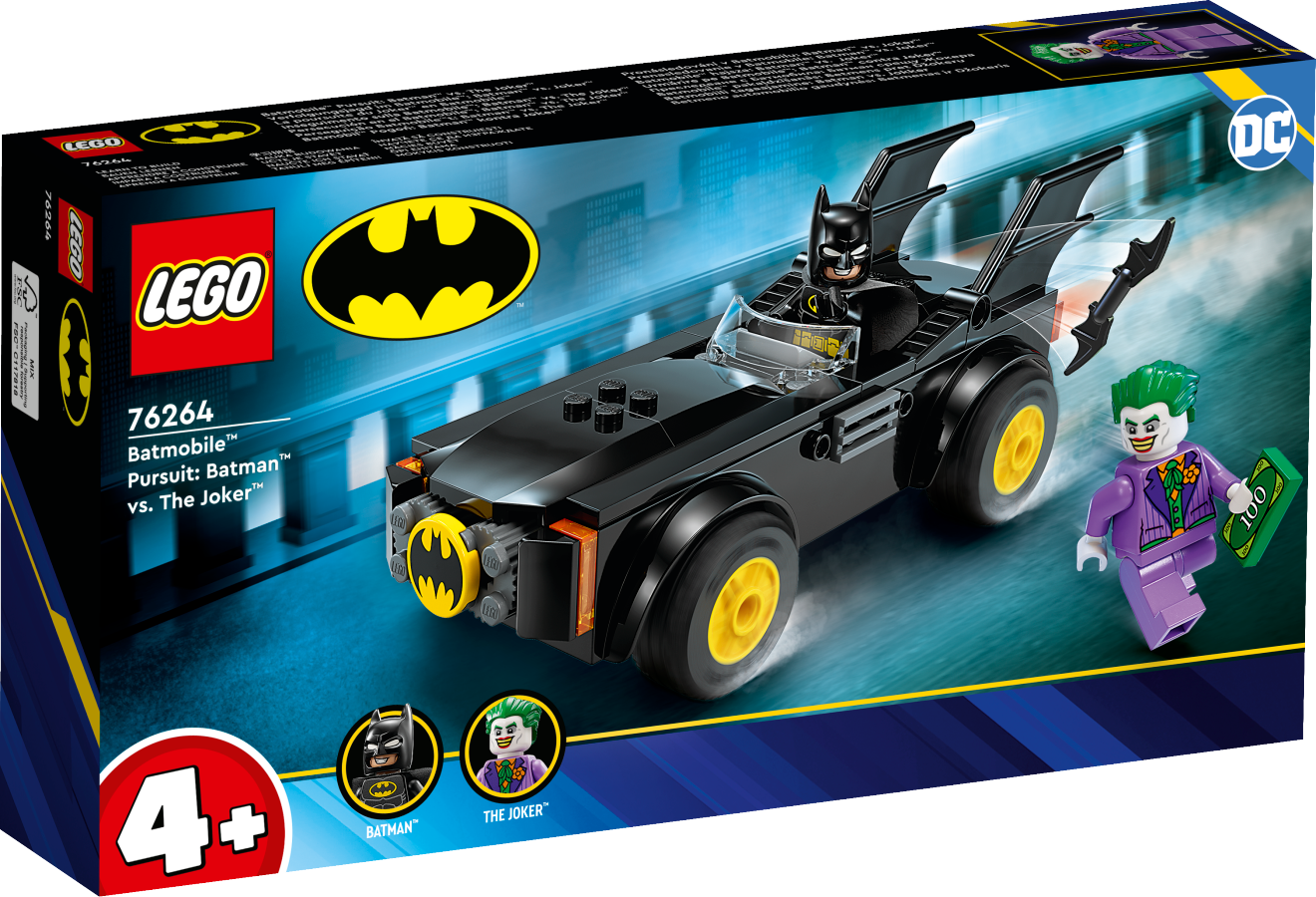 LEGO DC Batmobil™ Pogoń: Batman™ kontra Joker™ 76264