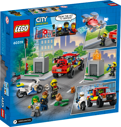 LEGO CITY Akcja strażacka i policyjny pościg 60319
