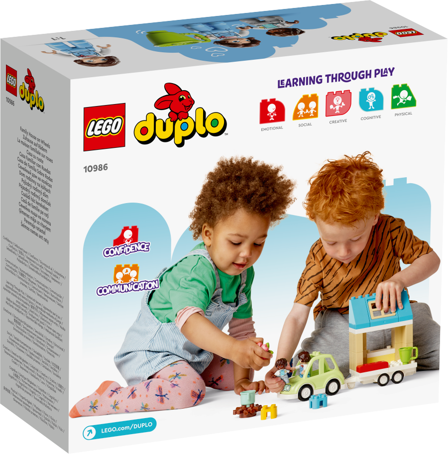 LEGO DUPLO Dom rodzinny na kółkach 10986