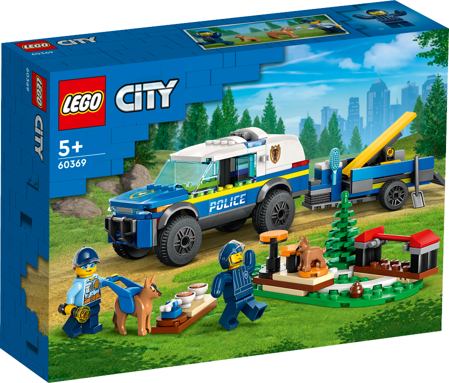 LEGO CITY Szkolenie psów policyjnych w terenie 60369