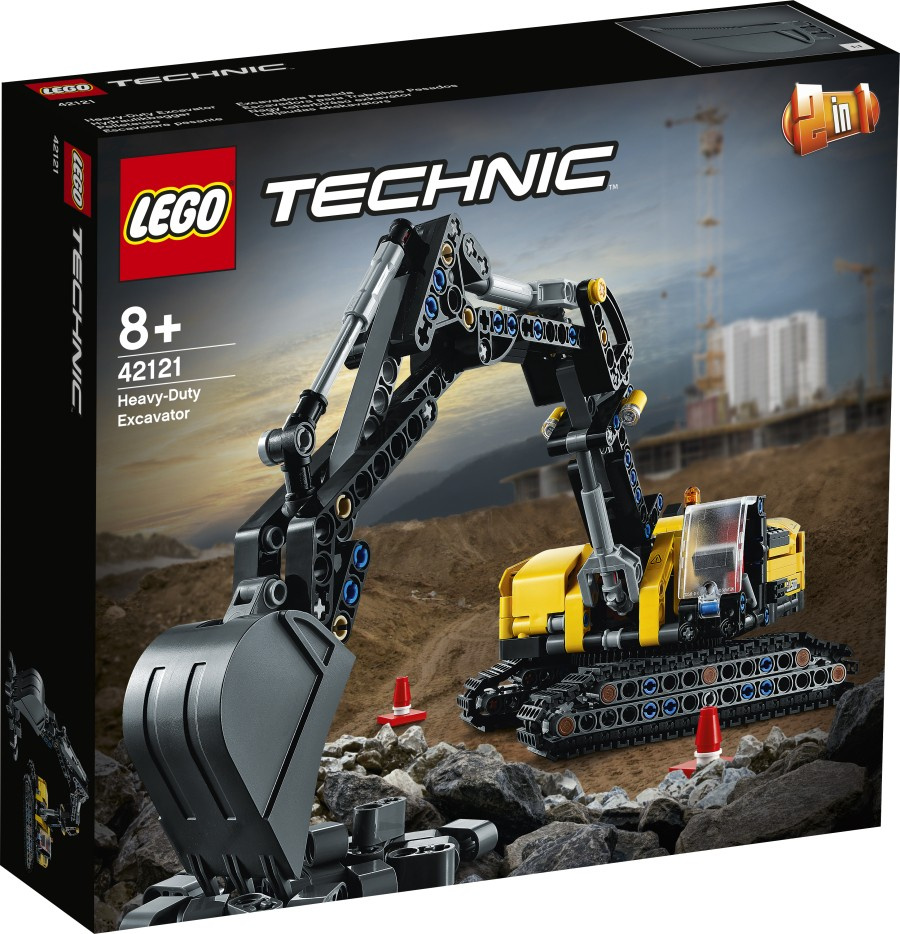 LEGO TECHNIC  Wytrzymała koparka 42121