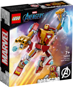 LEGO SEPER HEROES Mechaniczna zbroja Iron Mana 76203