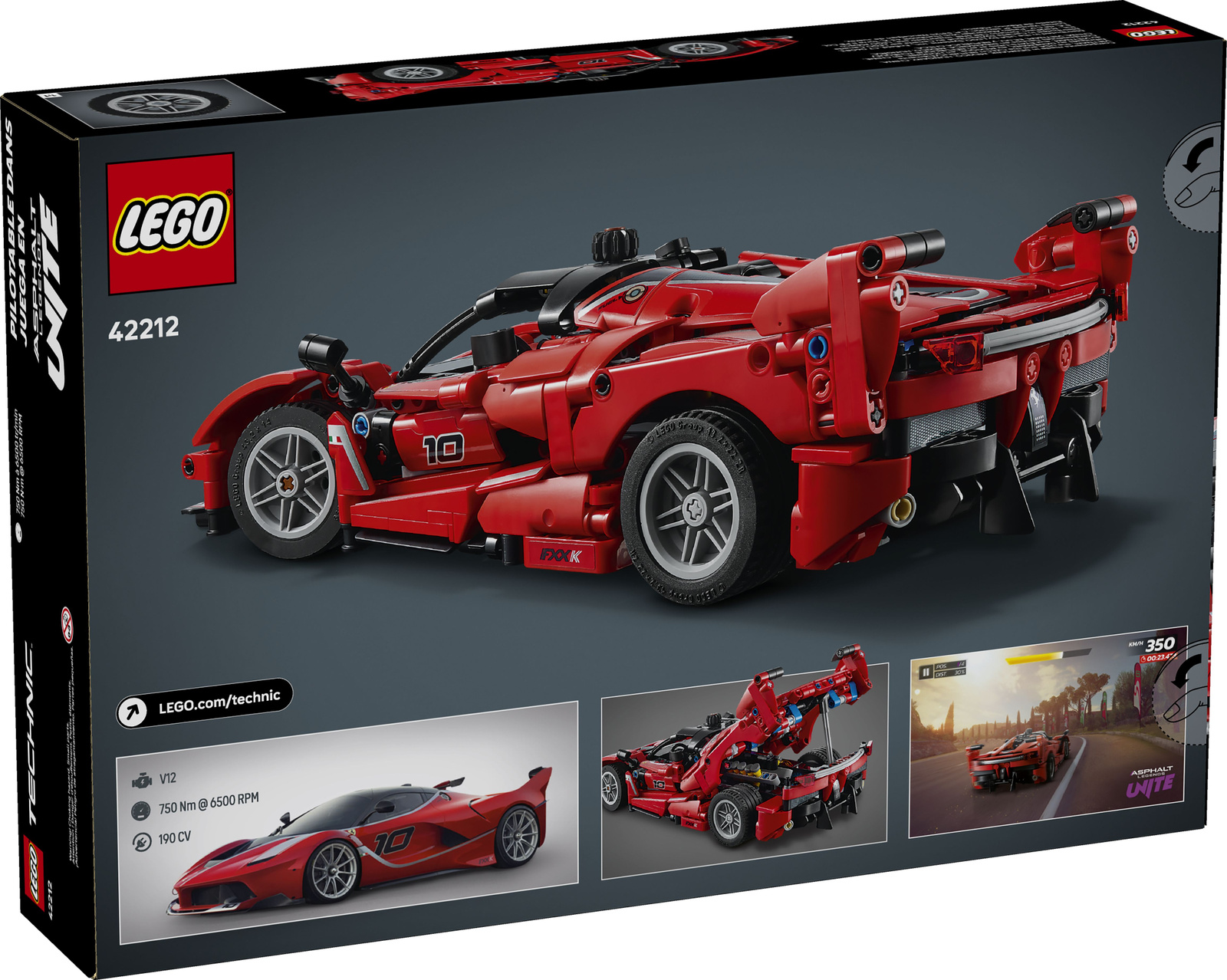 Lego Technic 42212 Ferrari FXX K