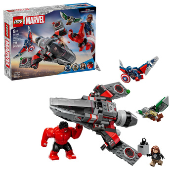 Lego Super Heroes 76292 Kapitan Ameryka kontra Czerwony Hulk — bitwa