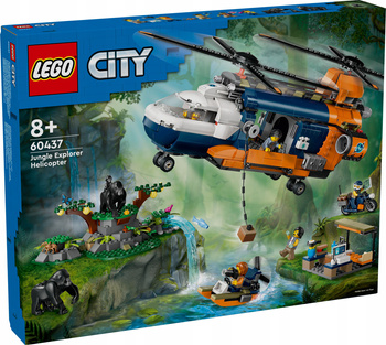 Lego City 60437 Helikopter badaczy dżungli w bazie