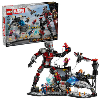 Lego Super Heroes 76314 Kapitan Ameryka: Wojna bohaterów - bitwa
