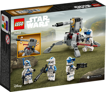 LEGO STAR WARS Zestaw bitewny – żołnierze-klony z 501. legionu 75345
