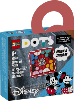 LEGO DOTS Myszka Miki i Myszka Minnie — naszywka 41963