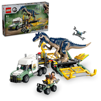 Lego Jurassic World  76966 Dinomisje: ciężarówka do transportu allozaura