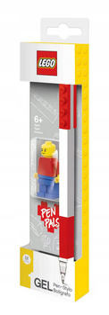 Długopis żelowy LEGO 52602 czerwony z minifigurką 