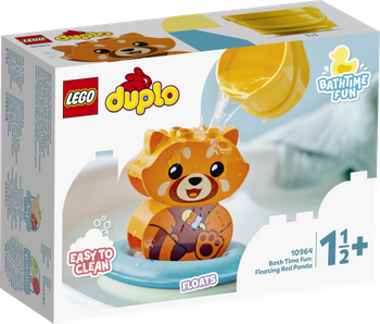 LEGO DUPLO Zabawa w kąpieli: pływająca czerwona panda 10964