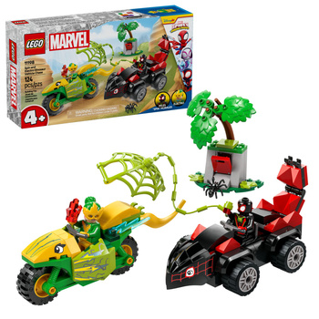 Lego Super Heroes 11198 Pościg Spina za Electro w dinopojeździe  