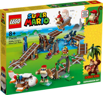 LEGO MARIO Przejażdżka wagonikiem Diddy Konga — zestaw rozszerzający 71425