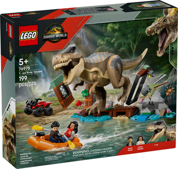 Lego Jurassic World 76975 Ucieczka rzeką przed tyranozaurem   
