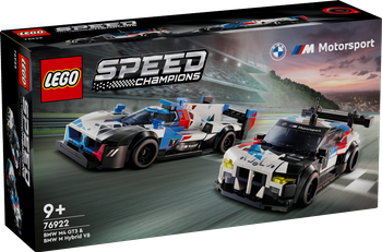 LEGO SPEED CHAMPIONS Samochody wyścigowe BMW M4 GT3 & BMW M Hybrid V8 76922