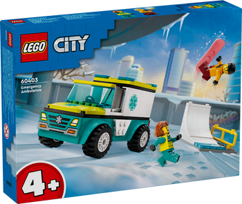 LEGO CITY Karetka i snowboardzista 60403