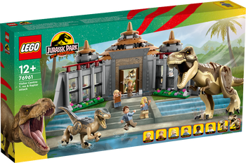 LEGO JURASSIC WORLD Centrum dla odwiedzających: atak tyranozaura i raptora 76961