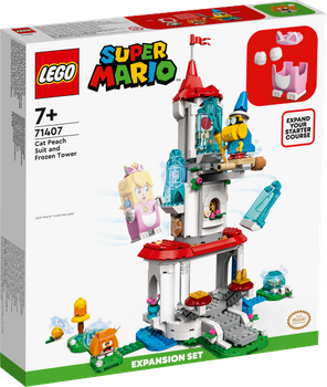 LEGO SUPERMARIO Cat Peach i lodowa wieża — zestaw rozszerzający 71407