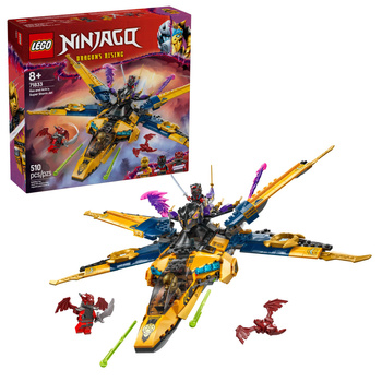 Lego Ninijago 71833 Ras i Burzowy Superodrzutowiec Arina  
