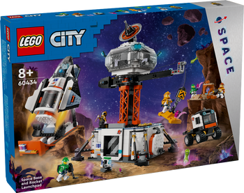 LEGO CITY Stacja kosmiczna i stanowisko startowe rakiety 60434