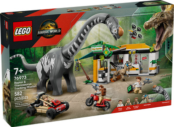 Lego Jurassic World 76973 Na tropie tytanozaura i raptora 