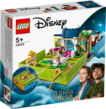 LEGO DISNEY Książka z przygodami Piotrusia Pana i Wendy 43220