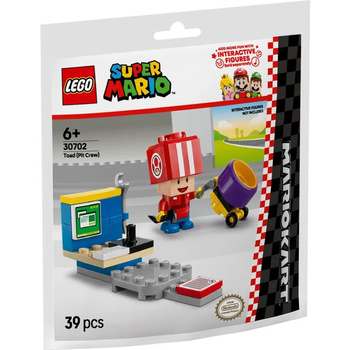 Lego Super Mario 30702 Mario Kart - Toad (Pit Crew) 