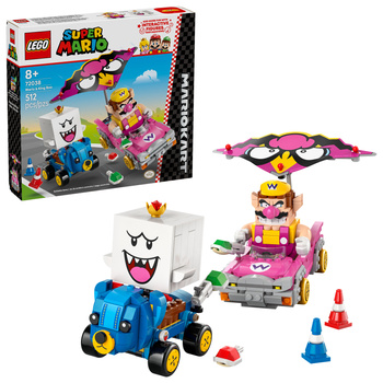 Lego Super Mario 72038 Mario Kart Wario i King Boo 