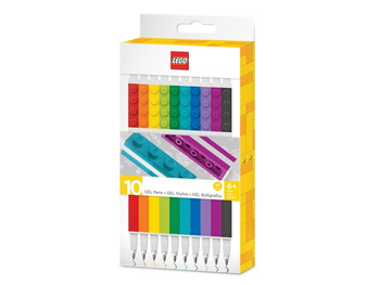 Długopisy Kolorowe żelowe LEGO (10 szt.)