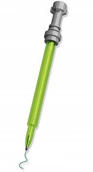 Długopis Miecz Świetlny LEGO 52878 Jasnozielony STAR WARS żelowy